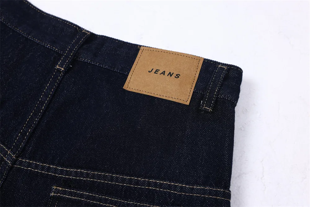 Clothing Manufacturers Raw Denim Straight Loose Custom Denim Shorts Men Men's Shorts