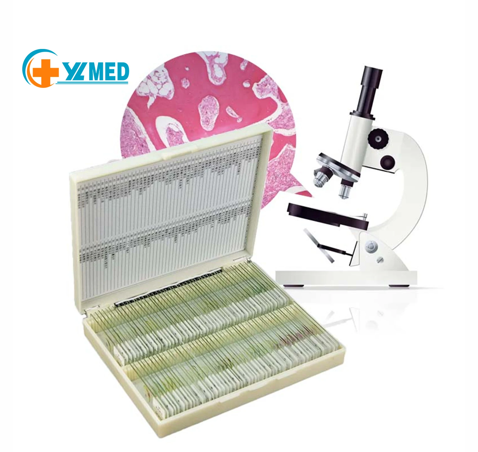 100 видов медицинских научных микроскопов, человеческие ткани, специальные предметы, гистологические предметы
