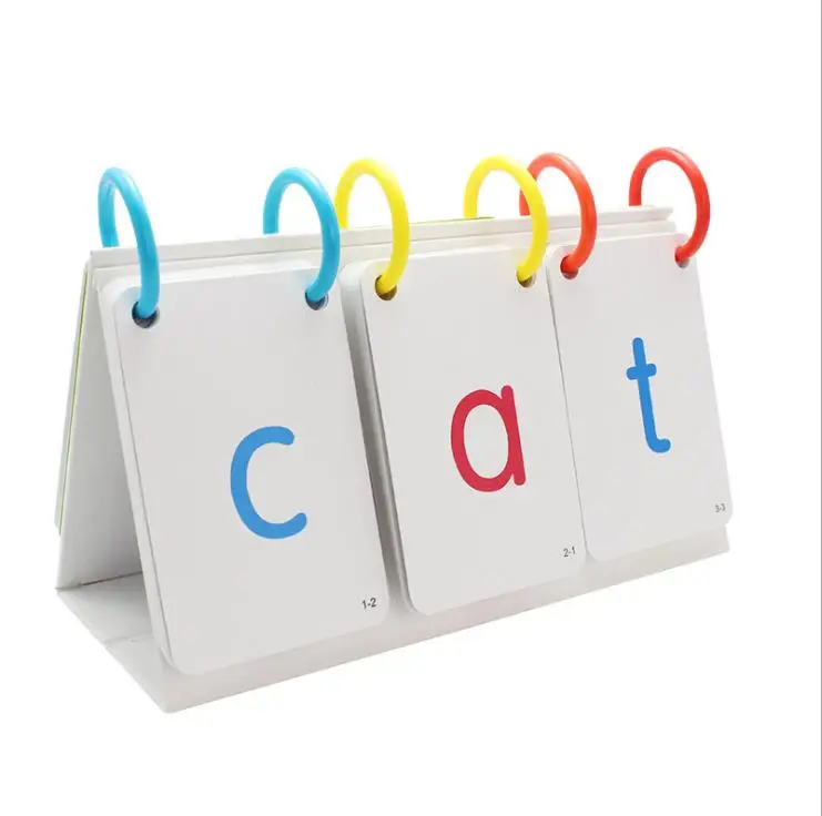 Primary School English enlightenment desk calendar to turn over the alphabet flash card teaching