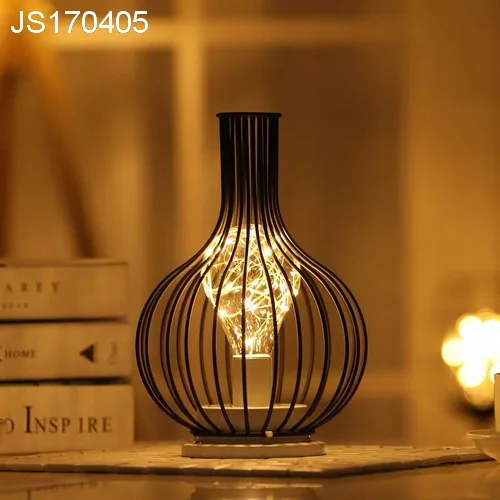 lamp shaped glass ornament