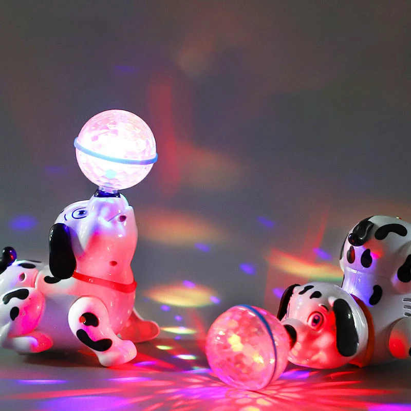 Novelty Light up Toys Children Electric Dancing Spinning Stunt Head Ball Lights Music Sea Lion