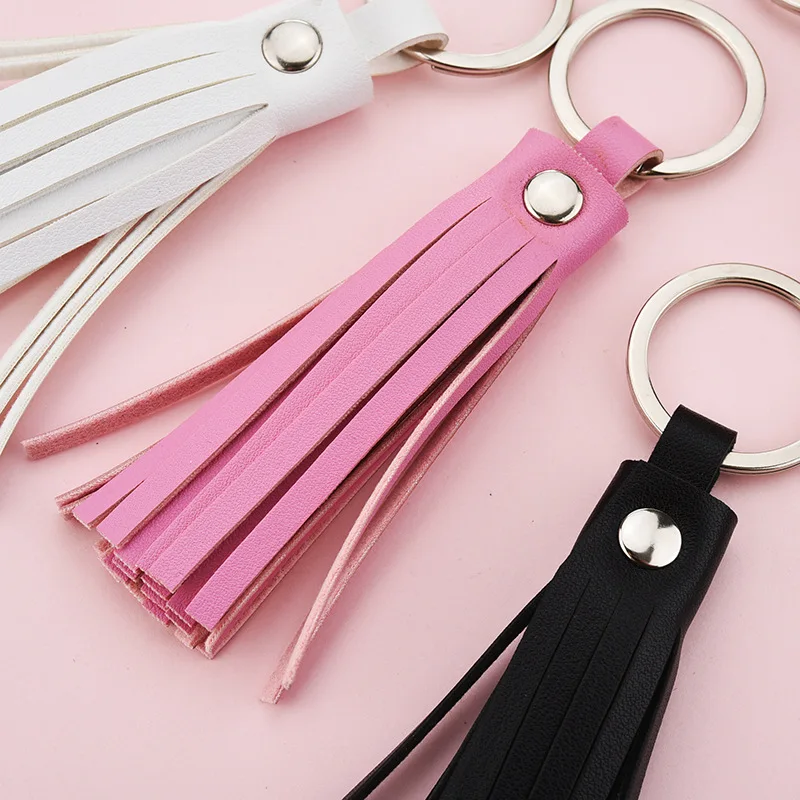 New fashion Tassel Key Chain women Cute Tassel KeyChain bag