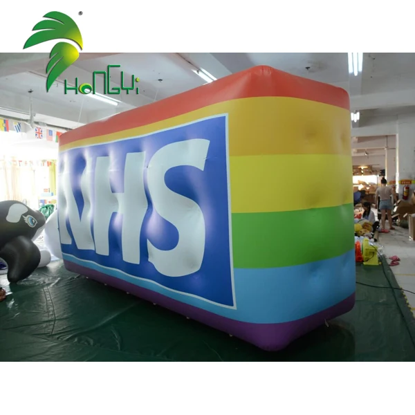 Advertising Billboard Inflatable Rectangle Balloon , Promotion Event Inflatable Square Balloon for Sale
