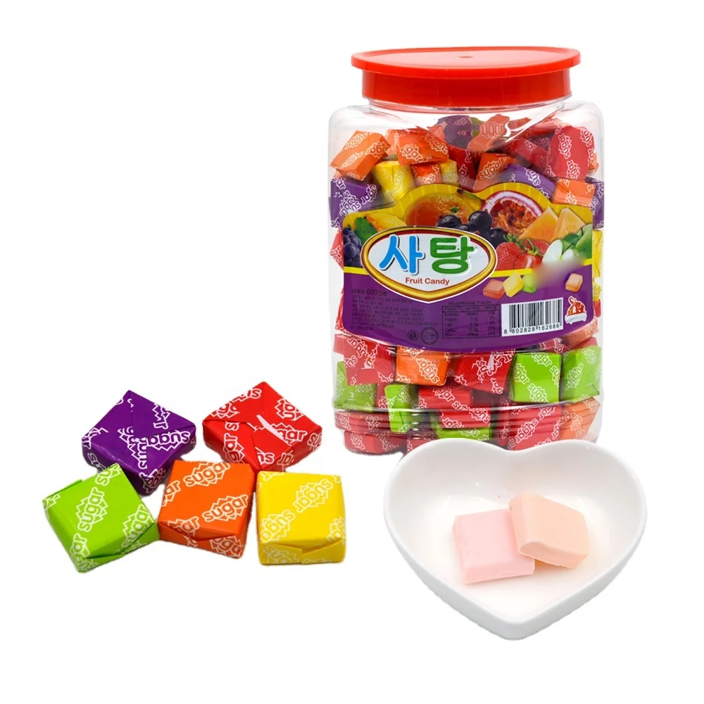 hot selling sour fruit soft chewy candy fruit swiss sugars candy