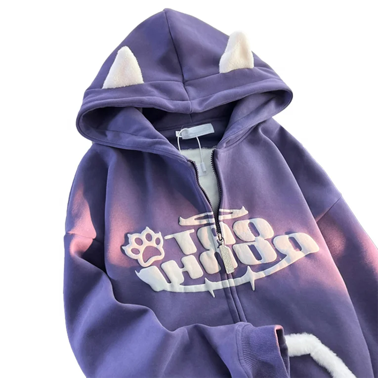 Wholesale High Quality 3D Puff Printing Embroidered 100%Cotton Winter Pullover Hoodie Heavy Weight Mens Regular Fit 500gsm supplier