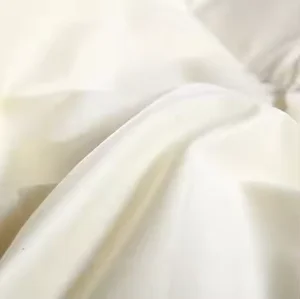 100% Cotton Luxury Quilts Comforters Goose Down Feather Filling Soft Warm Yellow OEM ODM Spring Winter Duvet Quilt