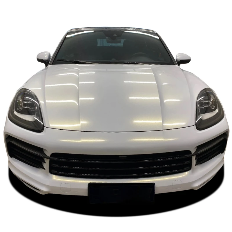 Film Vinyle Ultra Brillant VViViD Pour Voiture - Noir Piano, Finition Miroir (0,5m X 1,5m)