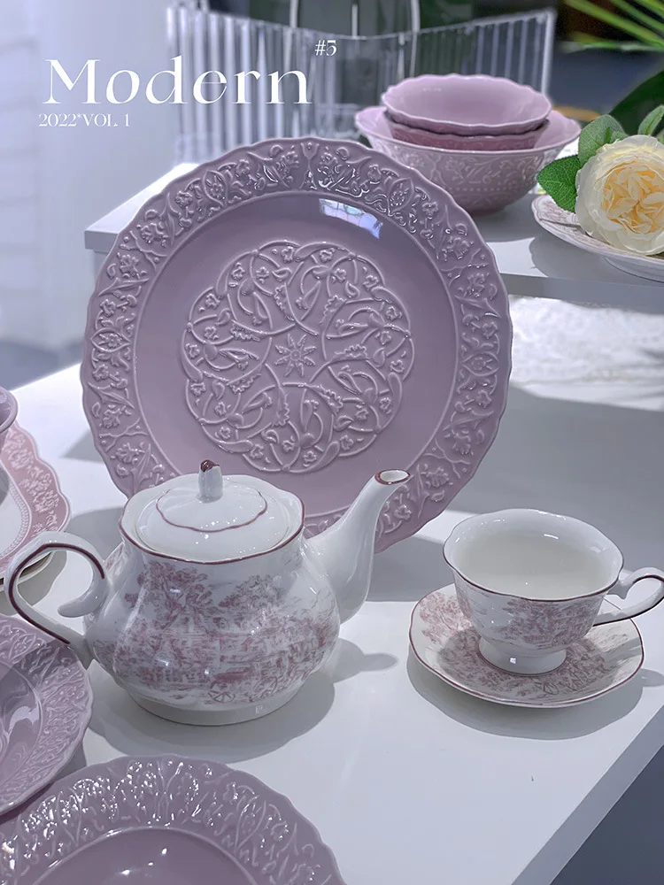 Dinnerware purple best sale