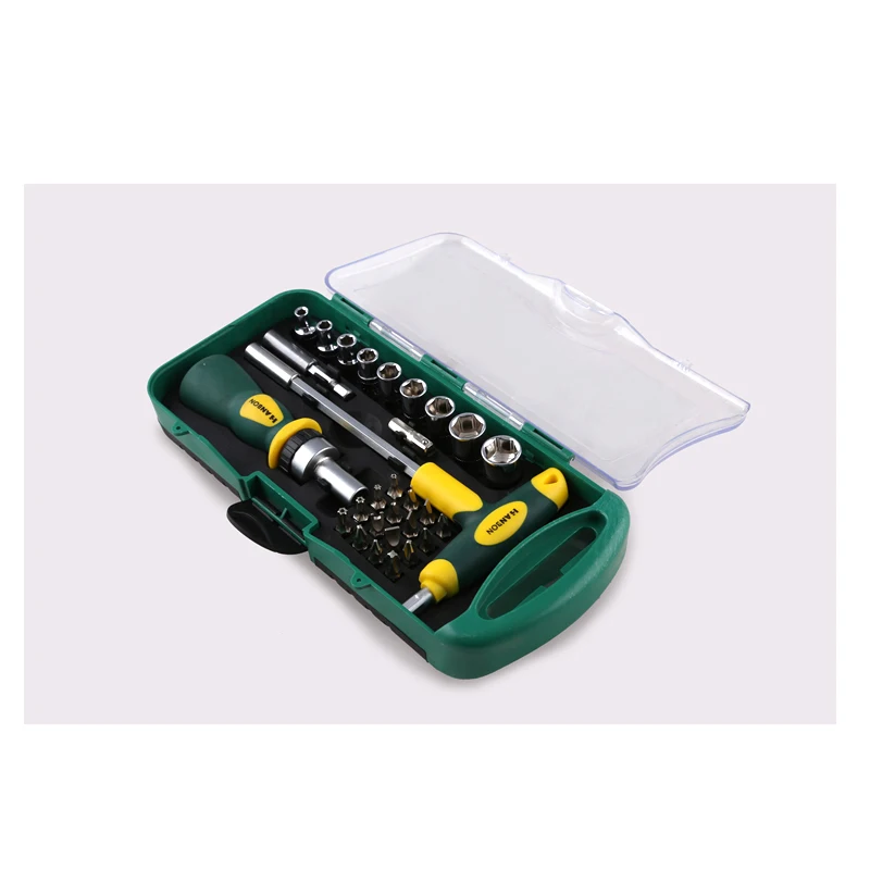 29pcs Auto Repair Hand Tools Set With Sockets and Screwdriver Bit