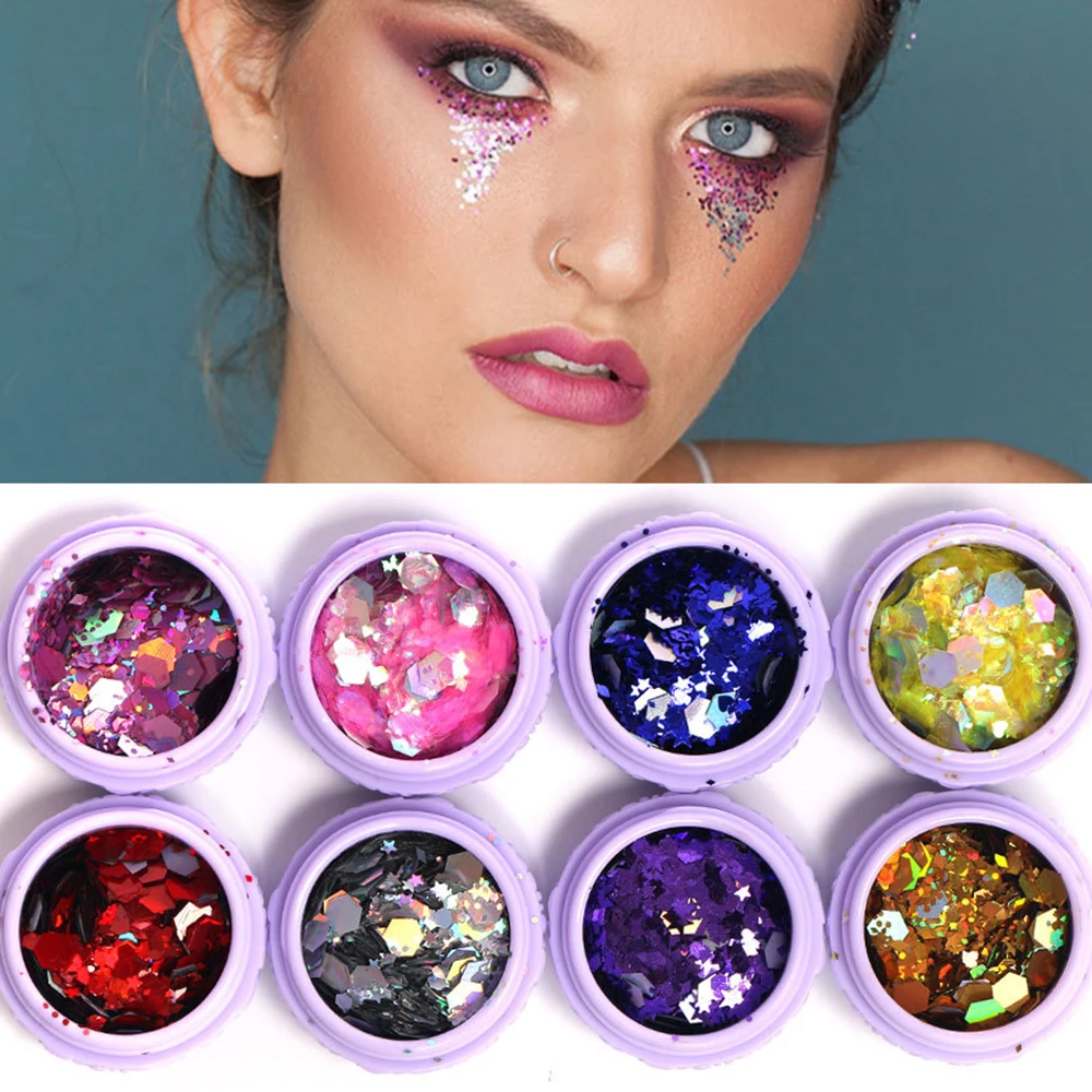 
Пурпурный макарон, лазерные блестки, блеск, красота, макияж, музыка, фестиваль, вечеринка, макияж 