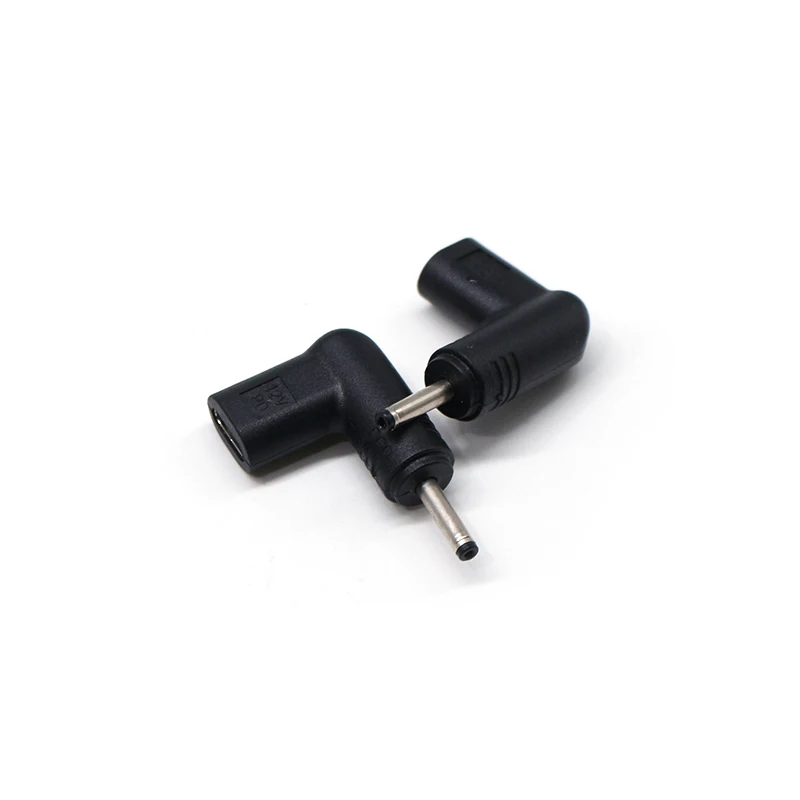 Angled 90 Degree DC3.0*1.1mm Male Plug To Female Socket Converters Universal Power Supply Adapters For Mobile Phone Transmission