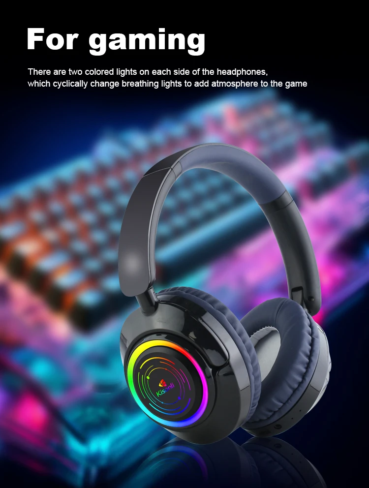 Kisnoli A16 Wireless Gaming Blue Tooth Headset