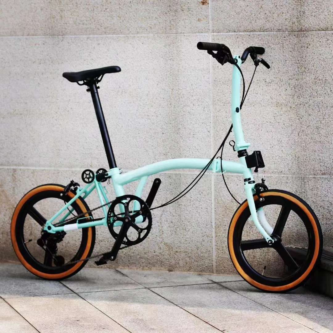 Lightweight & Portable 16 Inch Mini Folding Bike with 7