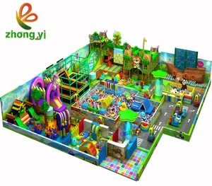 Jungle Theme Park Soft Indoor Playground Equipment Children Playhouse Children Amusement Park