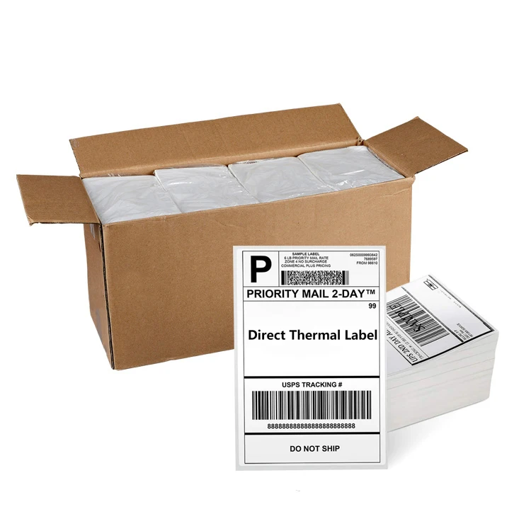 High Quality Customized Size Direct Thermal Labels Colorful Circle