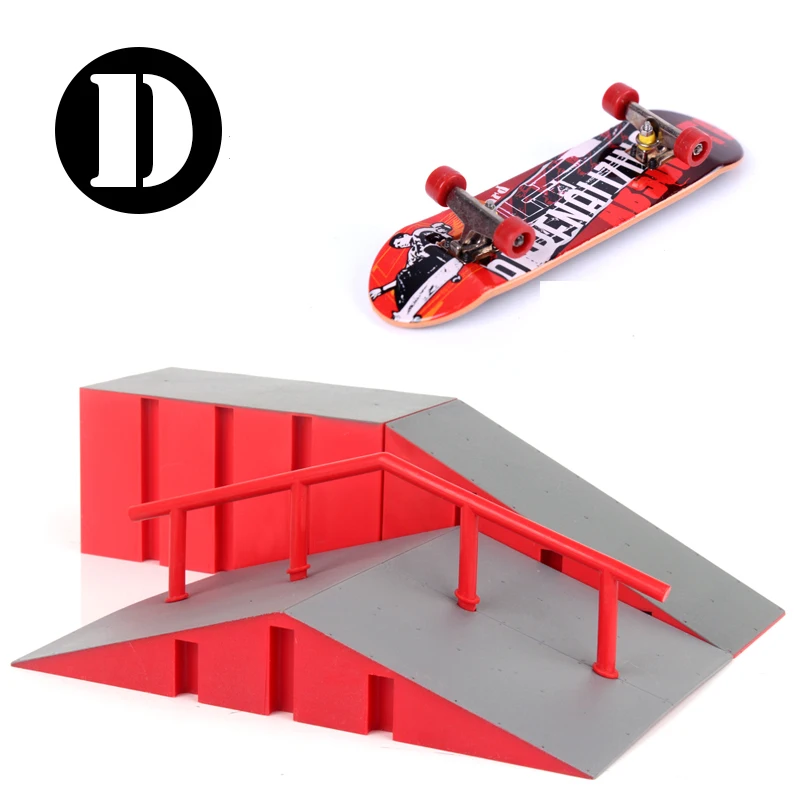 Half Pipe Toy Skateboard Park Finger Bike Mini Finger Toy