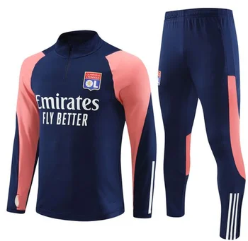 Custom Football Wear V Neck Oversize Yellow Design Sublimation Patchwork Embroidery Logo Long Sleeve Soccer Shirts
