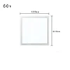 60W modelo de material de aluminio de alto brillo 600*600mm
