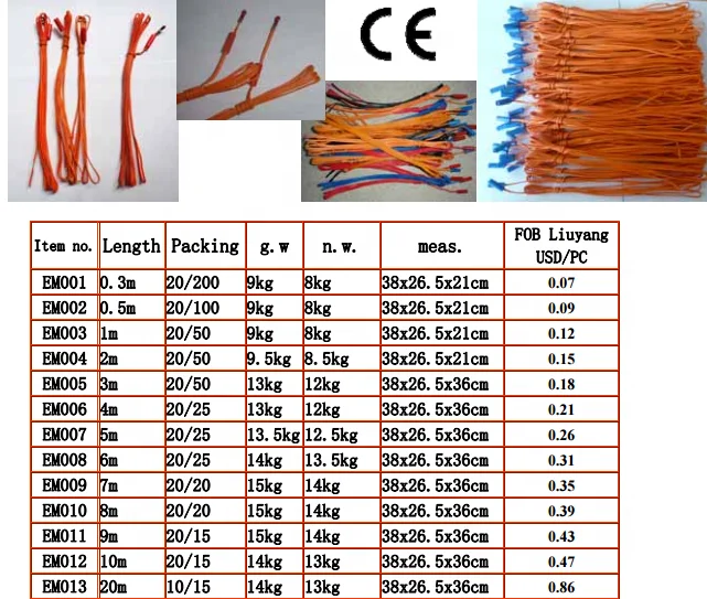 Firing System Connection Fireworks Pyrotechnic Shows Match 3M 30Cm Fuse High Quality Ignitor Emaches Igniters Electric Matches