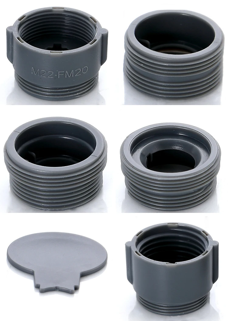 6 Pieces Faucet Adapter Abs Sink Faucets Aerators Adapters Set Male And