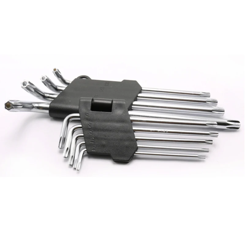 Factory Price Multifunctional Torx Wrench Keys Set Torx T6 T7 T8 T9 T10 T15 T20 T25 T27
