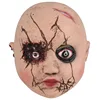 Black and Flesh color Horror Mask