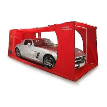 Good Quality Custom pipe tubular frame inflatable car bubble tent covers storage for car trade show