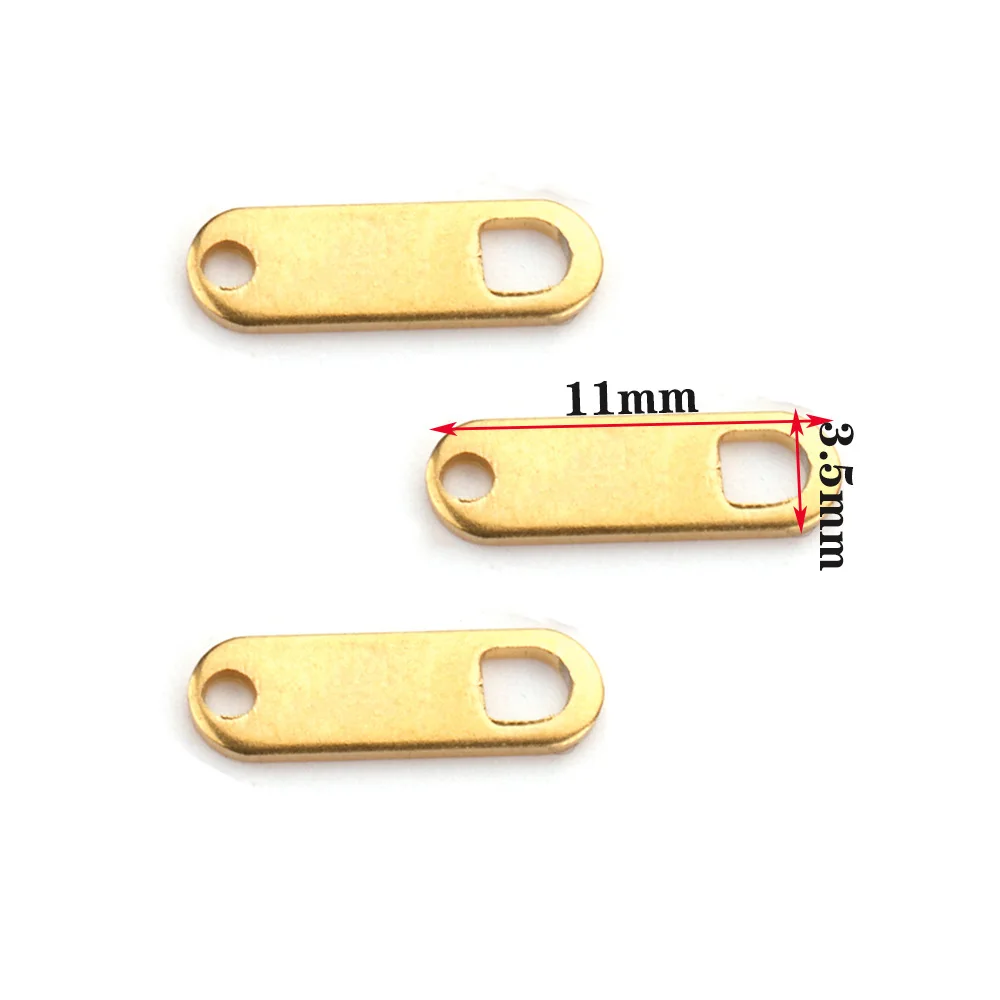 Lot De 9 Rallonges De Chaîne Pour Collier Et Bracelet – Acier Inoxydable – Or Rose, Argent, Or