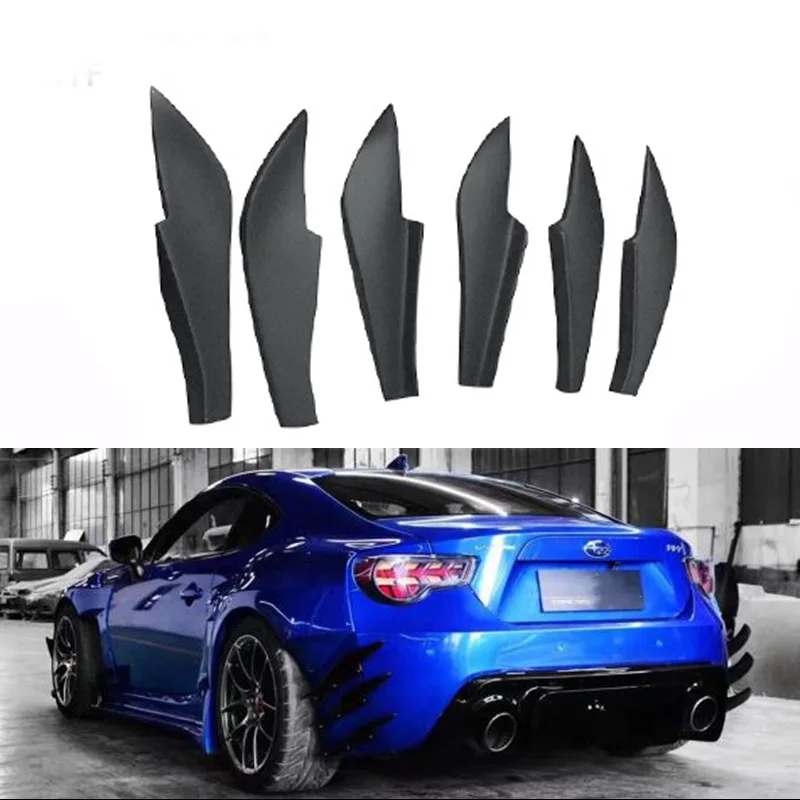 GT86/BRZ Carbon Fiber Fibre Rear Bumper Lip Spoiler Wing Canards Fit For Toyota GT86 Subaru BRZ 2013-2019