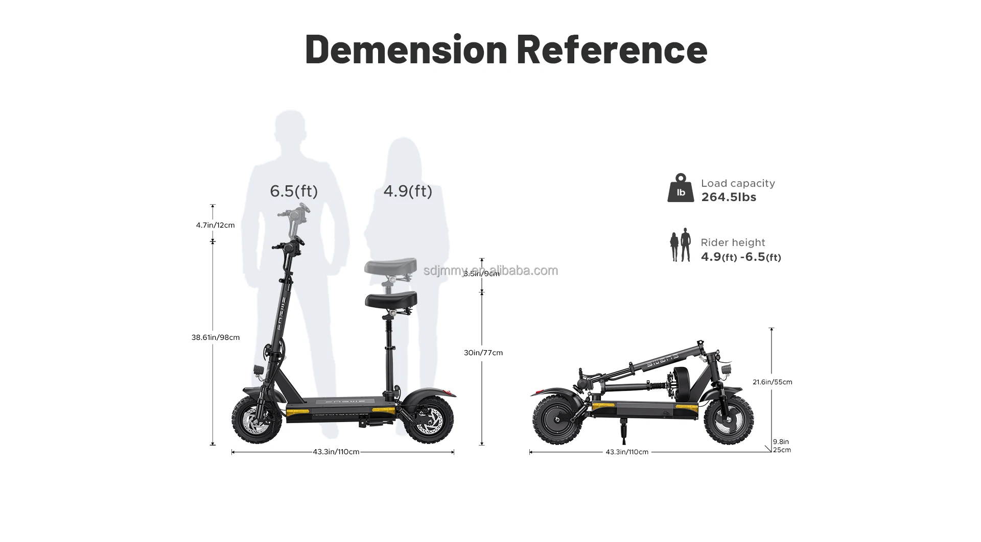 Cheap Outdoor Electric Adult Two Wheel Folding Electric Scooter Bike