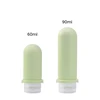 Green Silicone Refillable Bottle