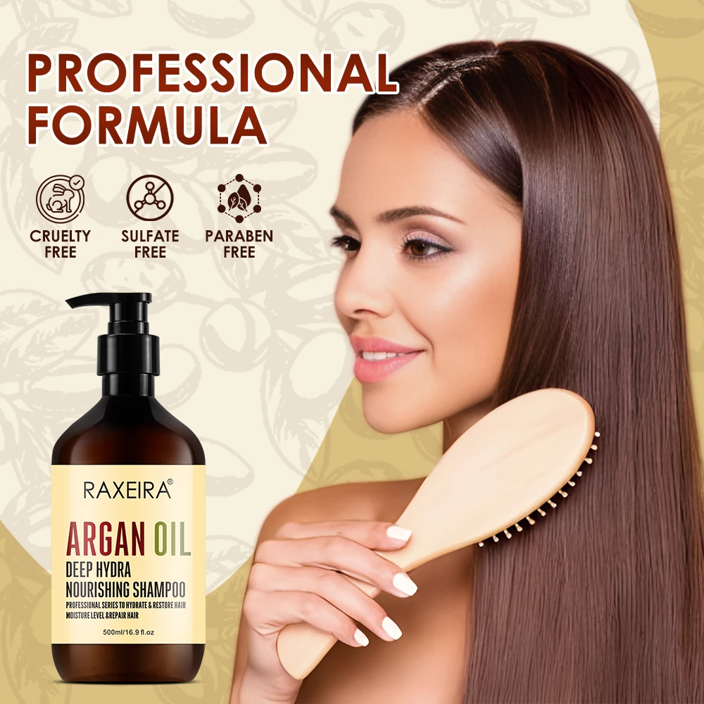 Hot Selling Argan Oil Natural Hair Shampoo And Conditioner Organic Collagen Products Bulk Argan