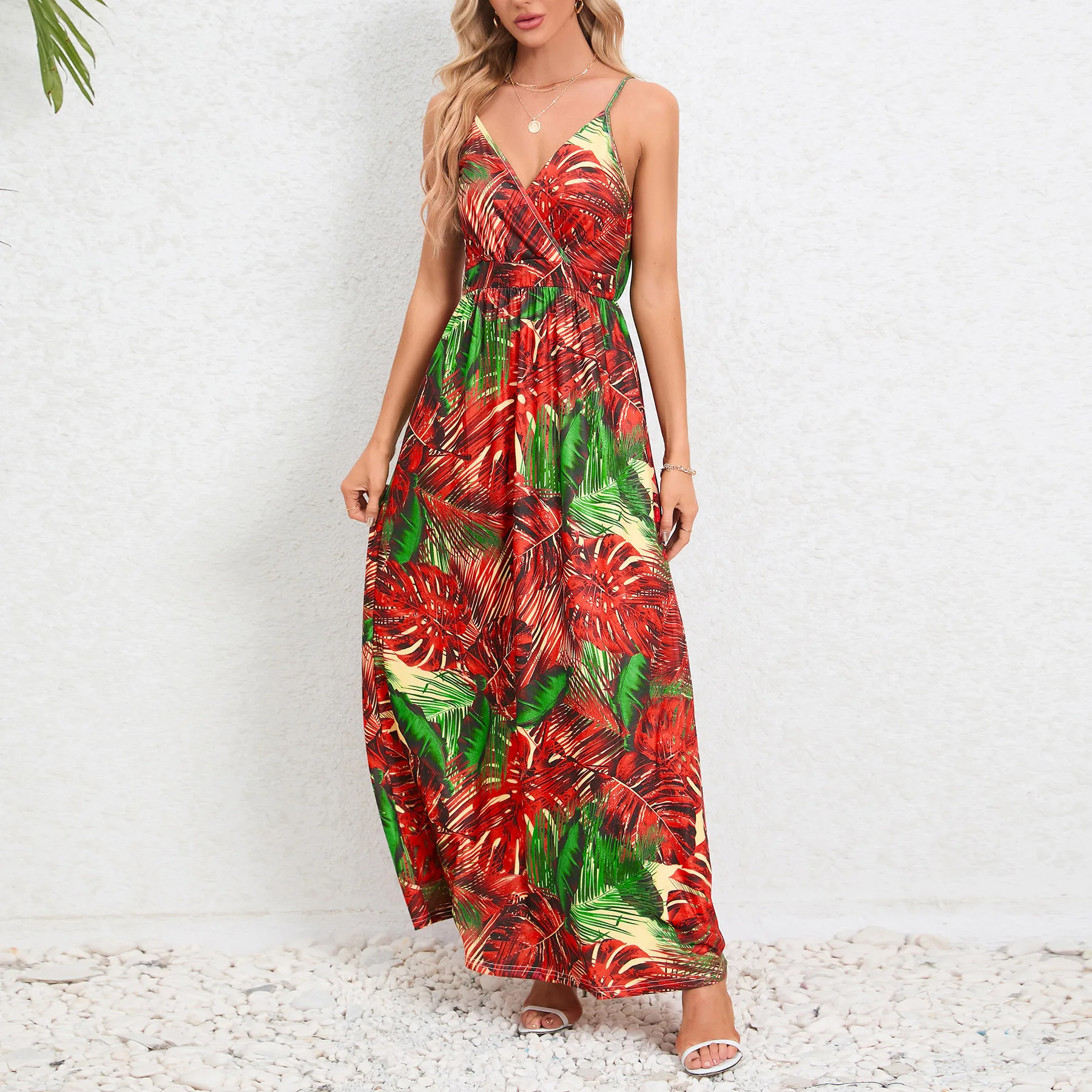 Alibaba.com: Y Fashion WD02-2035 Floral Print Summer Dress, Floor-Length  A-Line Casual Dress with Custom Sizes Available: Connect with reliable  suppliers for quick delivery and flexible payment options.