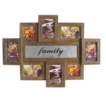High Quality Wooden Wholesale Multi Opening Picture Photo Frame For Home Decor