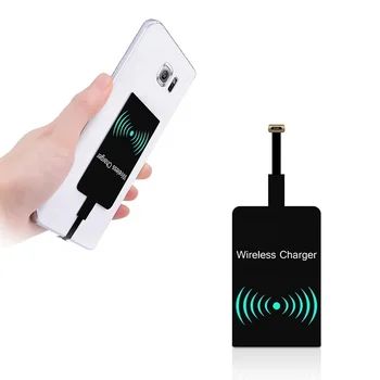 Shenzhen Factory sale Cellphone universal QI wireless micro usb type a b fast charging receiver adapter card for Android phones