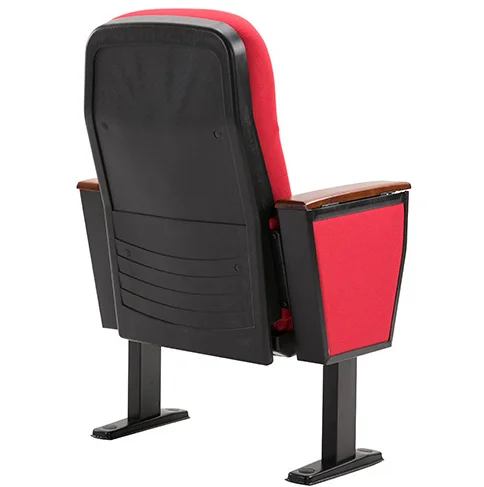 ZOIFUN Free Design Amphitheater Lecture Hall Seat Plastic Cinema Theater Furniture Church Auditorium Chair With Writing Tablet
