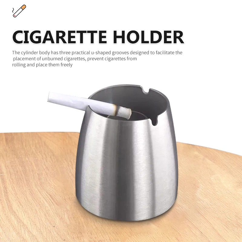 Профессиональный производитель, Нескользящие пепельницы для сигар, индивидуальный Открытый ветрозащитный лоток для сигарет
