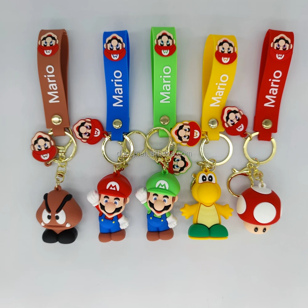 New Design Mario Keychain 3d Key Chain Bag Pendant Mario Yoshi Keychain Buy Hot Selling Mario