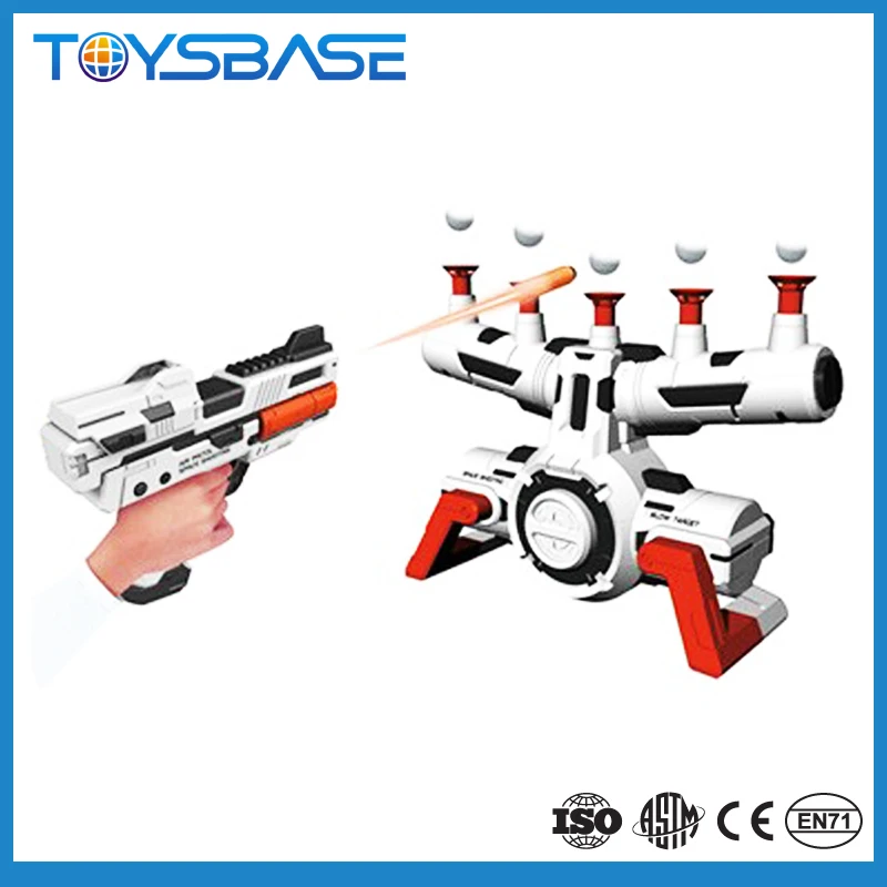 Indoor Interactive Shooting Game Floating Hovering Ball Toy Gun Flying Target