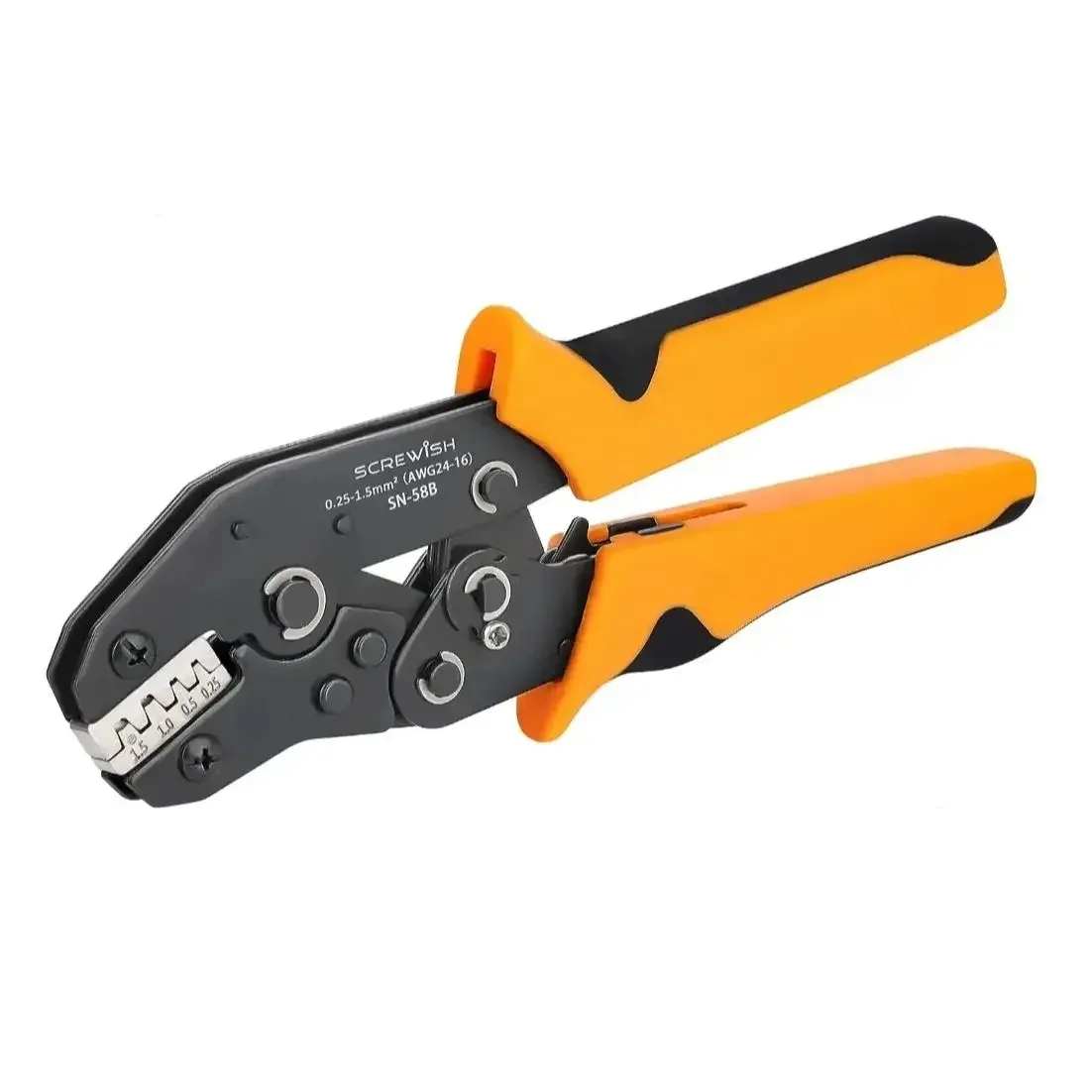 Sn-58b 23-16awg Electrical Crimping Pliers Automotive Crimper Ratchet ...