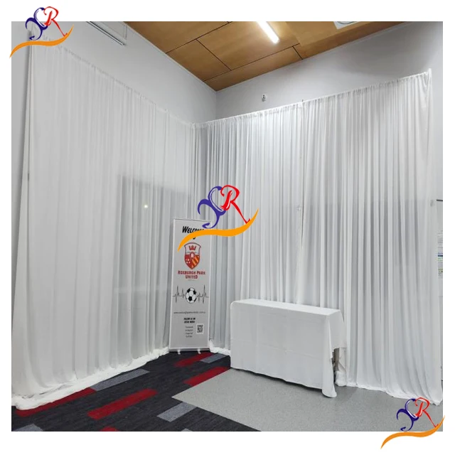 Flower Pipe and Drape Backdrop