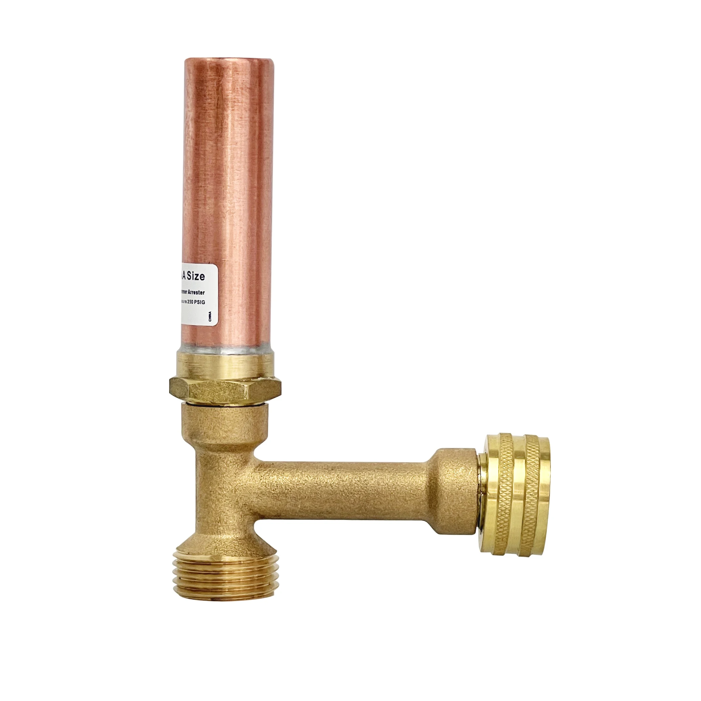 Aa Size Copper Water Hammer Arrester 3 Quarters Inch Mht X 3 Quarters