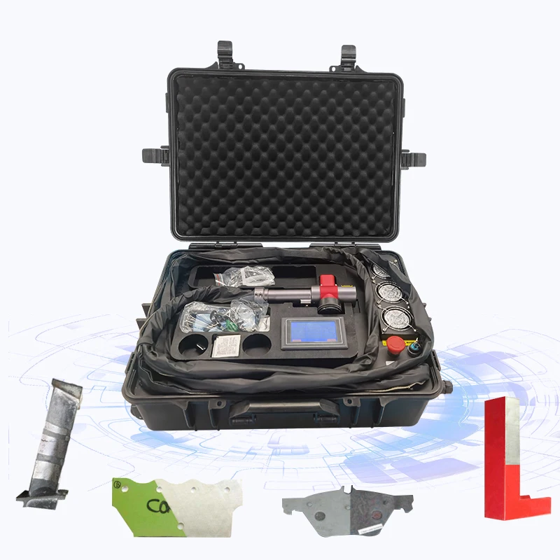 Handheld Fiber Pulse Laser Cleaning Machine 100w 200w 300w 500w Rust Remove Laser Machine
