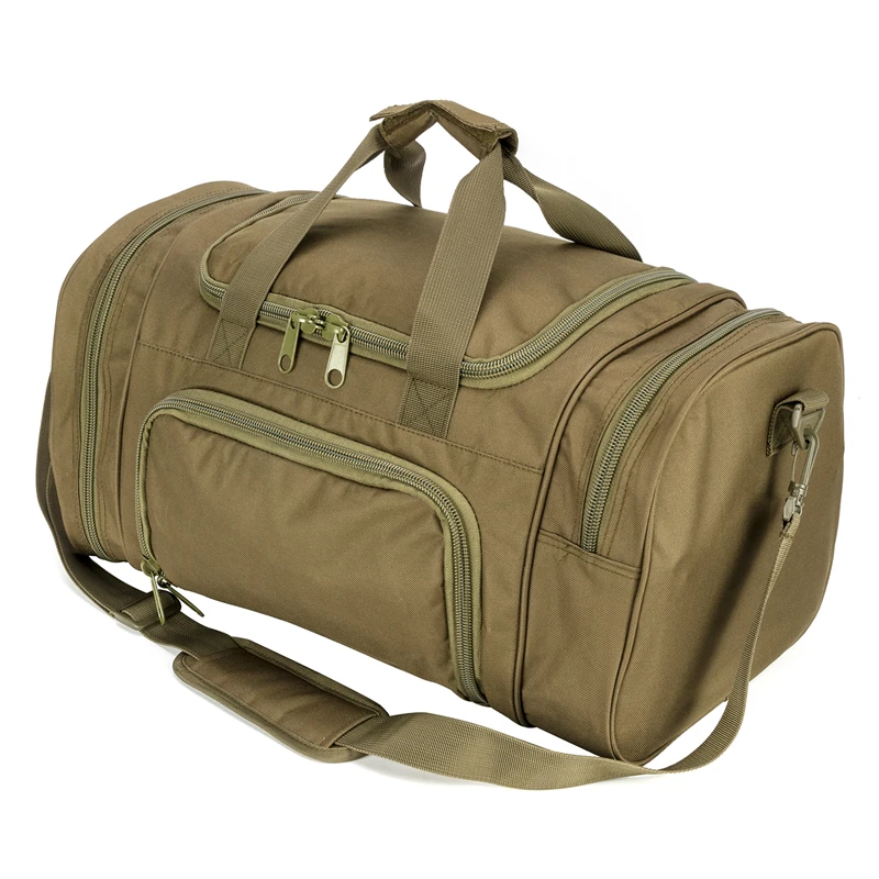 QIKEGooods Canvas Rucksack Für Männer – 45x26x20 Cm, Multifunktional | Sport-Tasche & Daypack Für Reisen