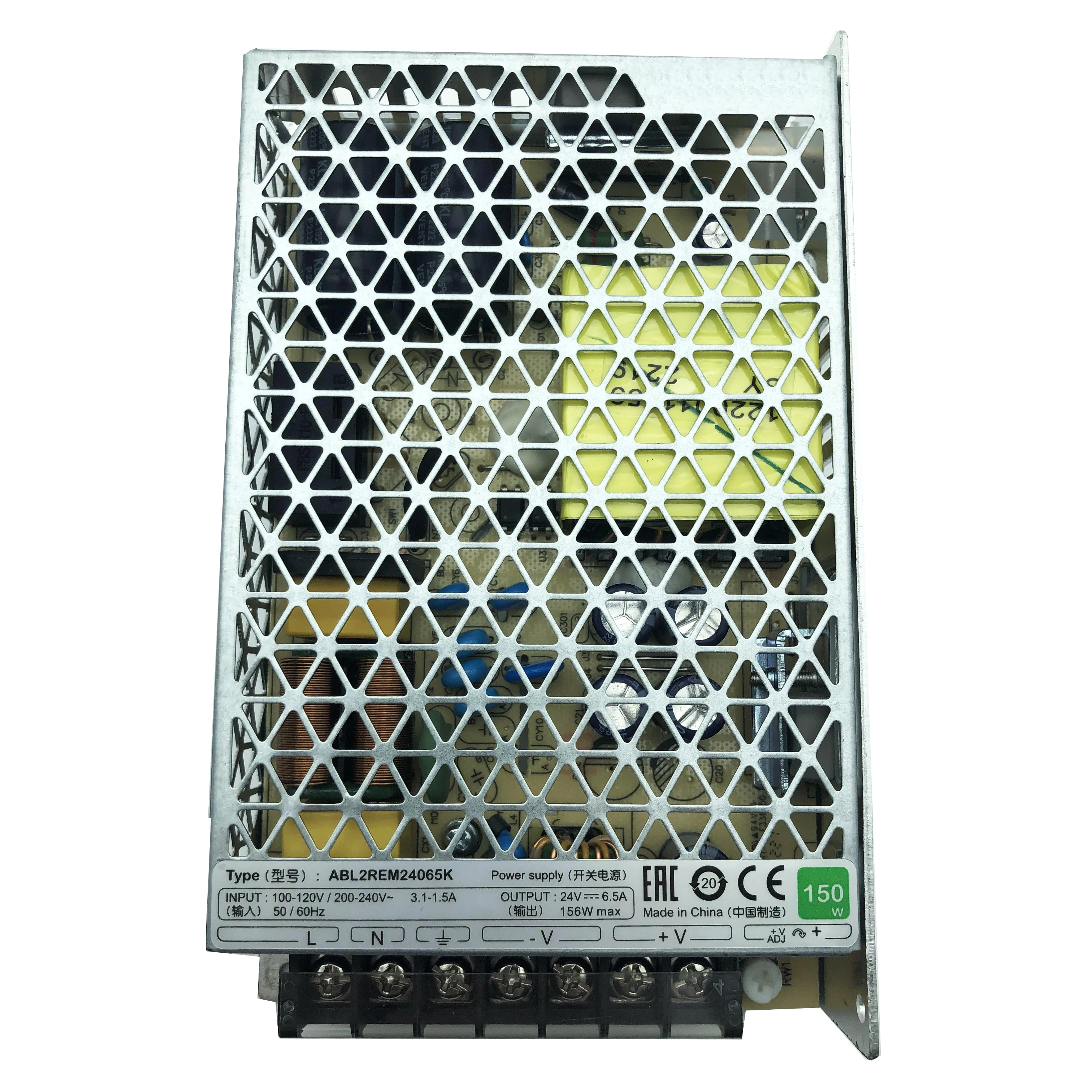 New Original ABL2REM24065K ABLE2 series switching power supply. 24V DC output, 6.5A rated current, high efficiency and stable voltage output. With overvoltage, overcurrent and short-circuit protection, compact and rail-mounted design