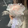 18 Bouquet de fils de fleurs de cerisier tombantes [Rose racine de lotus]