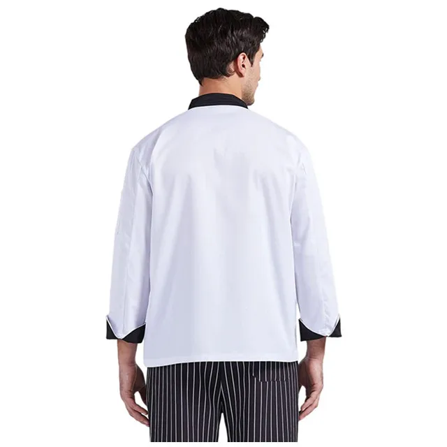 High Quality Long Sleeves Chef Uniform Executive Chef Jackets Short Chef Pants Kitchen Uniform Restaurant Uniform Logo Shirt