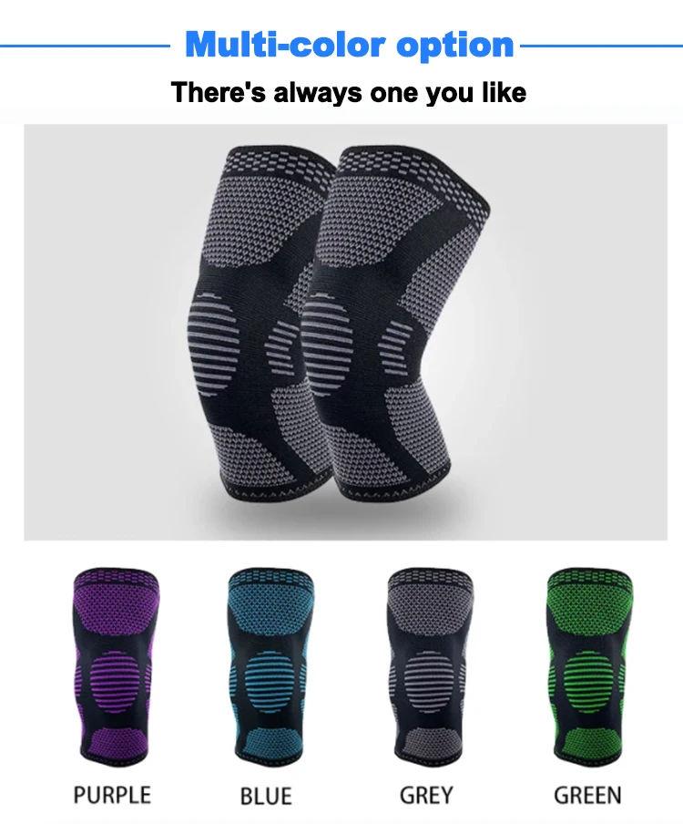 New Design Knit Knee Sleeve / Breathable Knee Pads /cheap Knee Brace ...