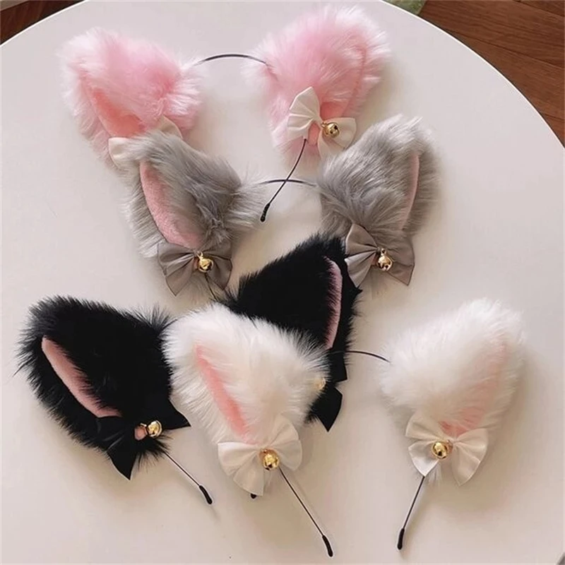 Lot De 3 Bandeaux Oreilles De Chat - Noir, Or, Argent, Accessoire Fête Ou Déguisement - 7