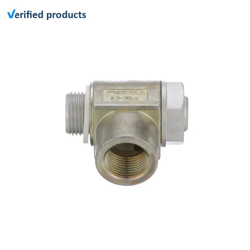 Flow Control Valve  G 3/8 port thread & G 3/8 external Thread  Slotted screw GRLA-3/8-B manufacture